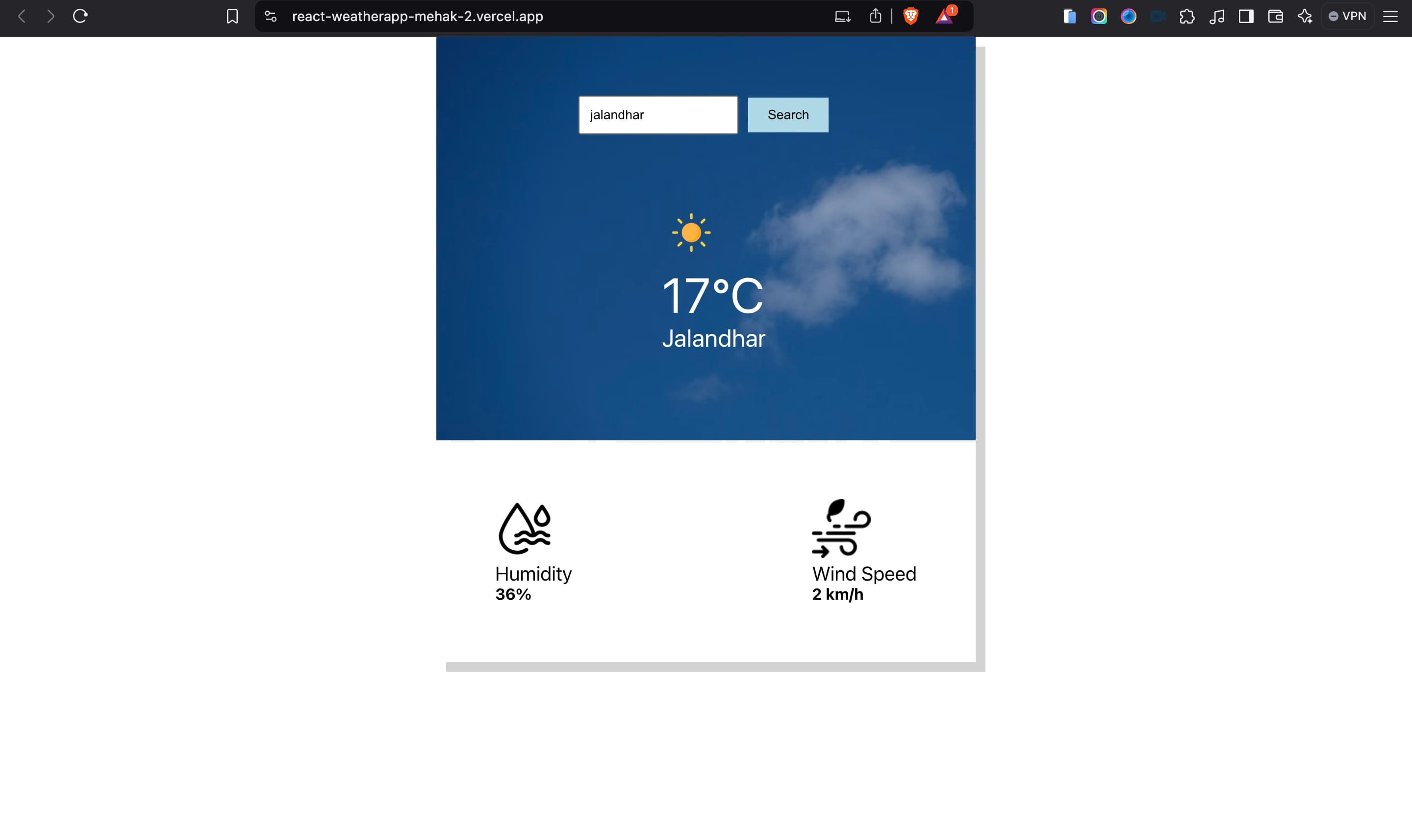 Weather App