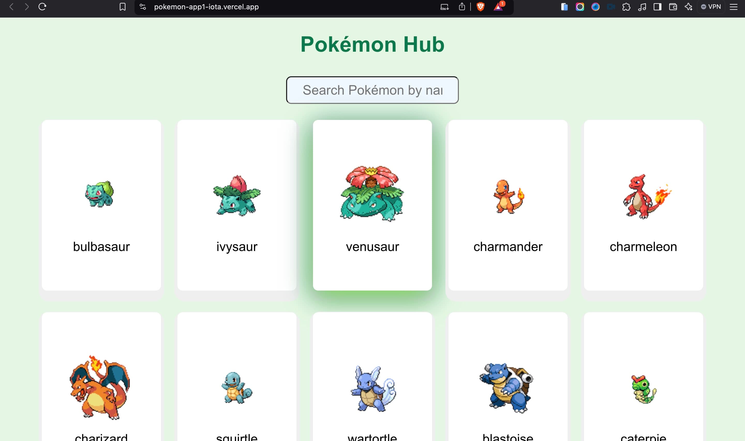 Pokemon App